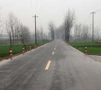 承接的長豐縣左代路改建工程項目